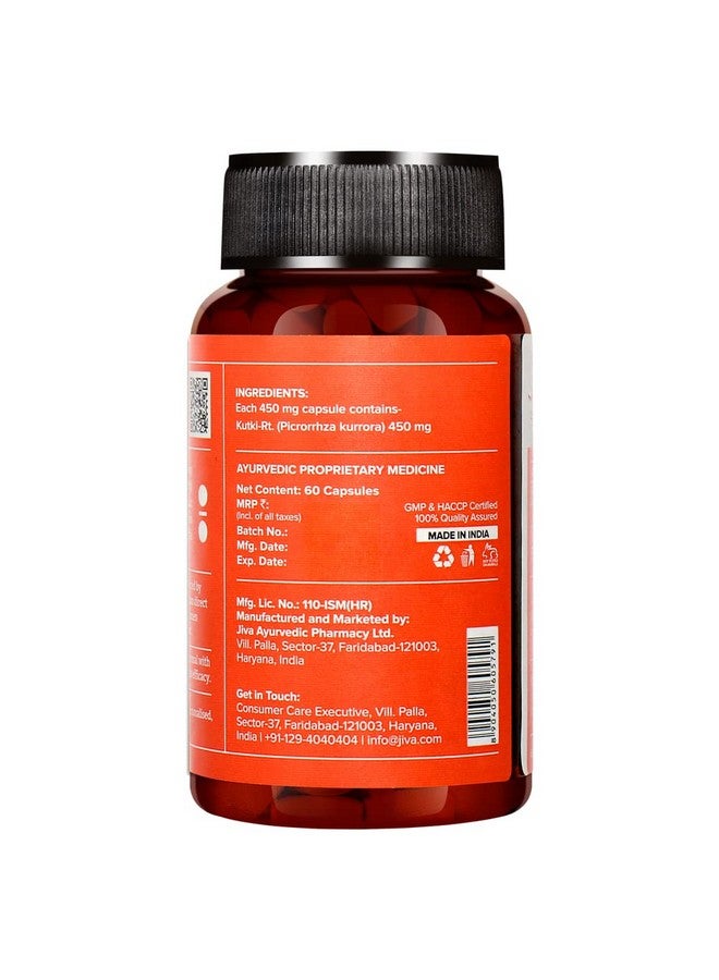 Jiva Jiva Kutki - 60 (Pack of 1) Capsules | Liver Support & Detox  - Image 3
