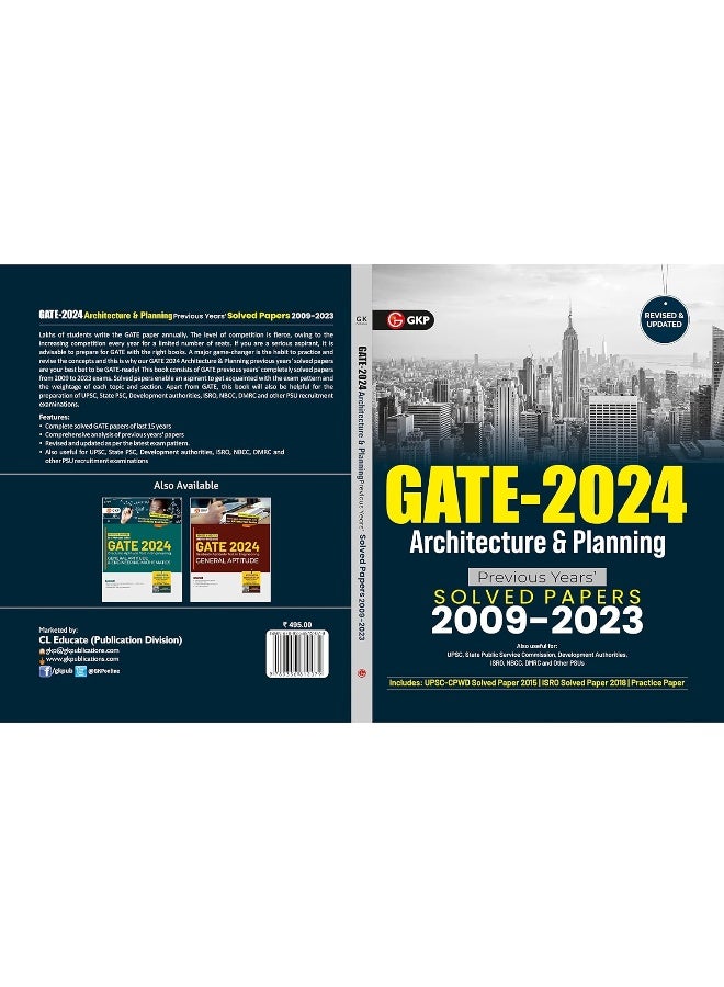 GATE 2024 : Architecture & Planning - Previous Years' Solved Papers 2009-2023 by GKP - Image 3