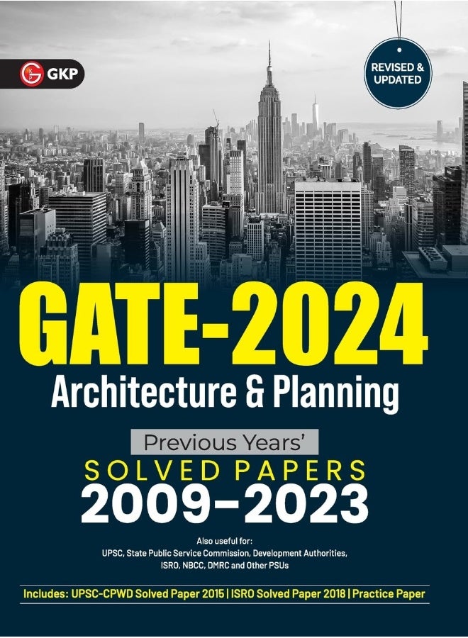 GATE 2024 : Architecture & Planning - Previous Years' Solved Papers 2009-2023 by GKP - Image 1