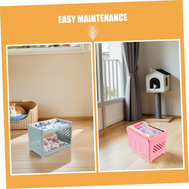 Budget friendly sizing alternatives IMIKEYA 2 Sets Double-Layer Hamster Hideaway Nest with Mats and Blankets Small Animal House Bed Gerbils Hamsters and Sugar Gliders Soft Sleeping Cave for Indoor Pet Random Color Coast & inland available Easy hand assemble compatible Regular scheduled transit Demand fit global economical quality Gulf mainstream practical design Multi-budget available picks Market need oriented construction Varied available picks Certified stocked merchandise Daily life matching design Personal & public compatible General need oriented design Ergonomic build Varied global sizing picks High precision lightweight material Big & small space compatible All-scene compatible build KSA market popular practical build Land transit & shipment compatible Trendy versatile build Rack friendly Classic modern blend design Modern color selections Varied dimensions - Image 3