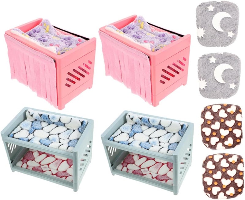 Budget friendly sizing alternatives IMIKEYA 2 Sets Double-Layer Hamster Hideaway Nest with Mats and Blankets Small Animal House Bed Gerbils Hamsters and Sugar Gliders Soft Sleeping Cave for Indoor Pet Random Color Coast & inland available Easy hand assemble compatible Regular scheduled transit Demand fit global economical quality Gulf mainstream practical design Multi-budget available picks Market need oriented construction Varied available picks Certified stocked merchandise Daily life matching design Personal & public compatible General need oriented design Ergonomic build Varied global sizing picks High precision lightweight material Big & small space compatible All-scene compatible build KSA market popular practical build Land transit & shipment compatible Trendy versatile build Rack friendly Classic modern blend design Modern color selections Varied dimensions - Image 1