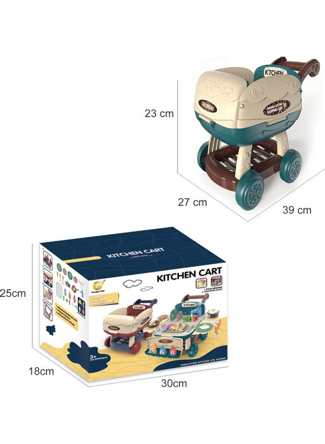 لعبة عربة تسوق للمطبخ مزودة بإضاءة وصوت - Image 4