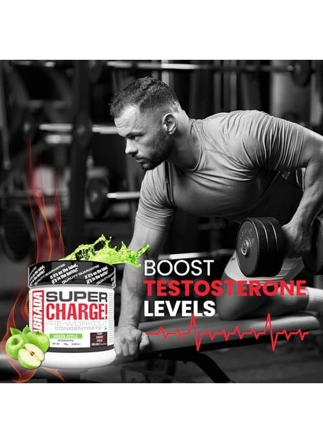 Super Charge Pre-Workout (L-Arginine, L-Citrulline Malate, Beta Alanine, Caffeine Anhydrous, Ashwagandha Extract, Zinc, 63 Servings) - 315G (Green Apple) - pzsku/ZD5AC961E221196281773Z/45/_/1728310069/34f0b3bb-244e-4ac4-b2d3-119b66f0ddac