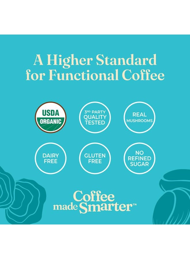 Four Sigmatic Calm Mushroom Cocoa Mix | Organic Dark Hot Cocoa Mix with Reishi Mushroom | Vegan, Dairy Free | 15 Servings - Image 3