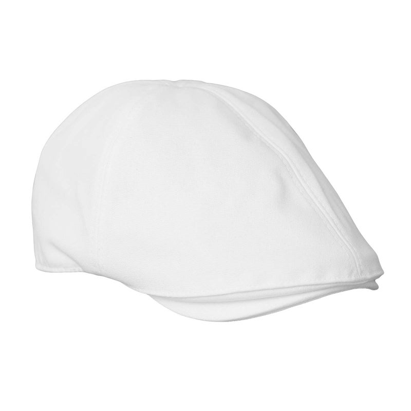 WITHMOONS Flat Cap Cabbie Hat Ivy Irish Hunting Newsboy SL31218 (White) - Image 1