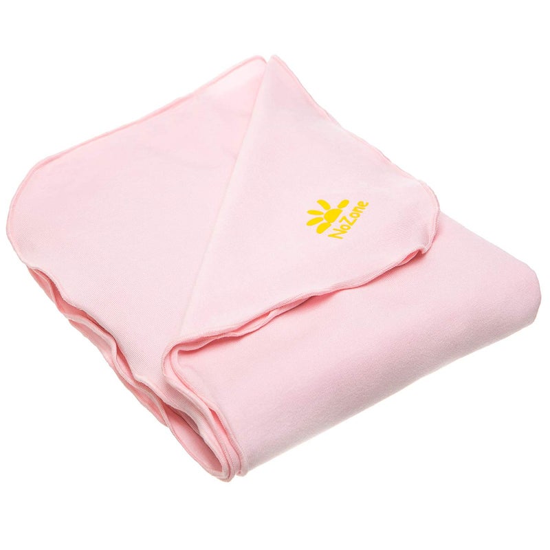 Nozone Baby Blanket Sun Protective Soft Rayon from Bamboo UPF 50 in Mellow Rose