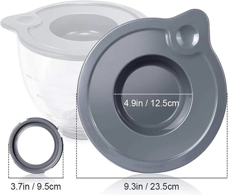 Mixer Bowl Cover Tilt Head Stand K5GB 5QT Glass Accessories Reusable Splash Guard - Image 3