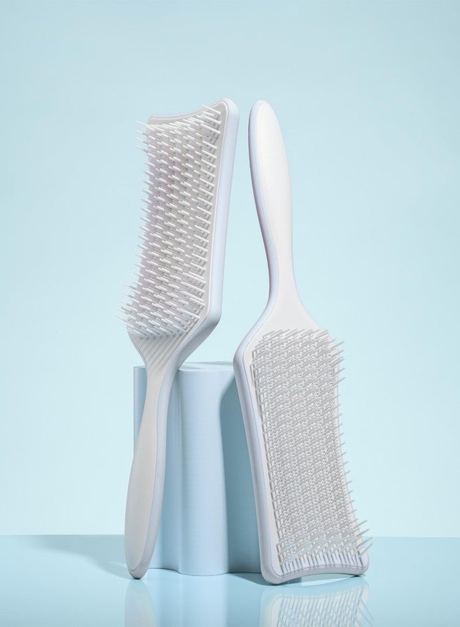 Nature Spell No Knots Detangling Hair Brush | Detangles All Hair Types | For Wet & Dry Hair | Eliminates Knots & Reduces Breakage | (Matte Blue) - Image 3