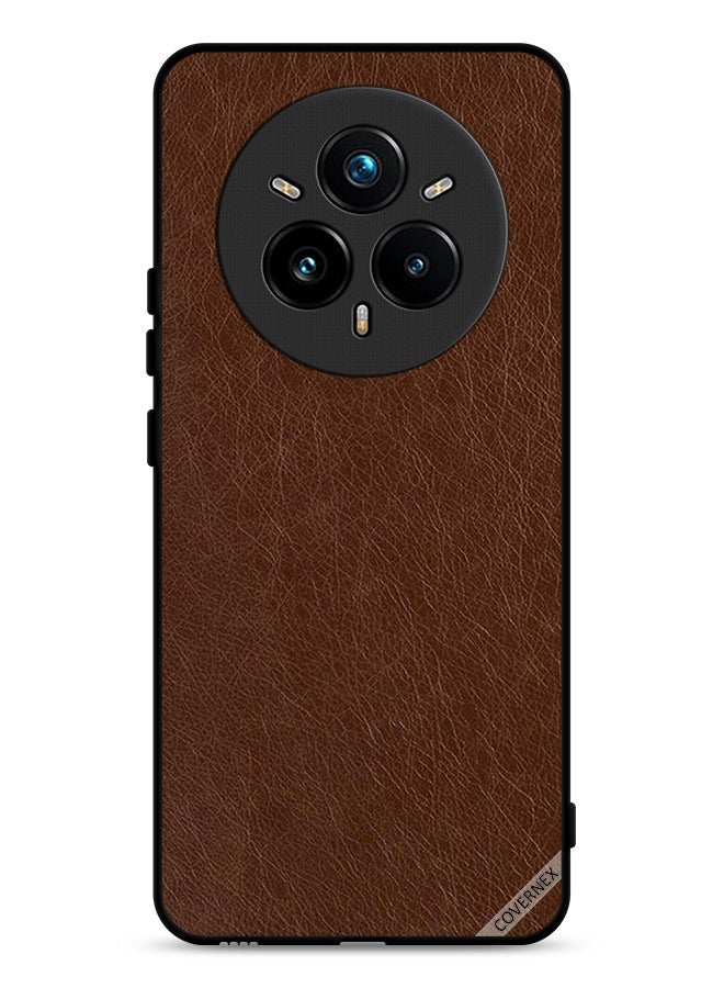 Covernex Realme 14 Pro 5G Protective Case Cover Leather Pattern