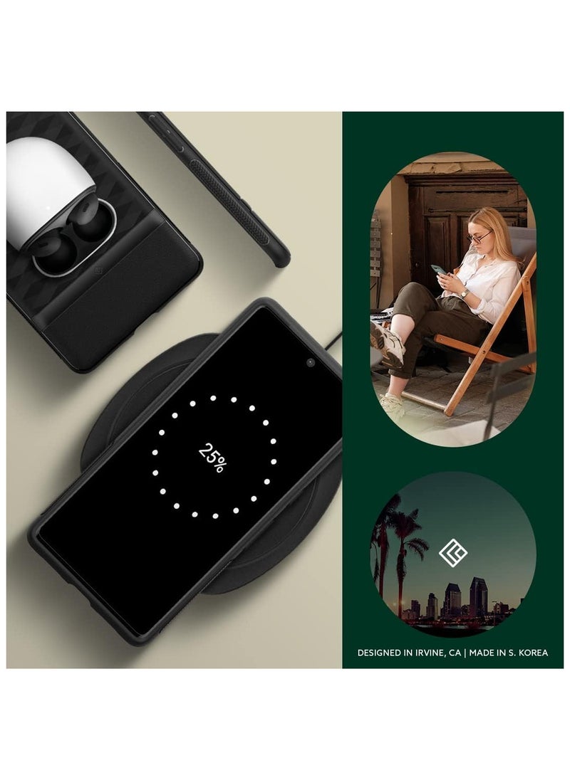 Caseology - Caseology Parallax [Military Grade Drop Tested] Designed for Google Pixel 7 Pro Case (2022) - Matte Black - Image 1