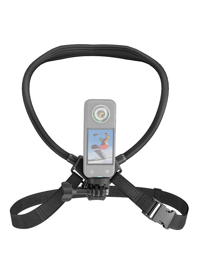 STARTRC Sports Camera Neck Holder Mount Neck Mount Chest Holder with Chest Strap Replacement for GoPro Hero 12/11/10,  Insta360,  OSMO Action Camera POV Vlog Video Recording Accessories  - Image 1