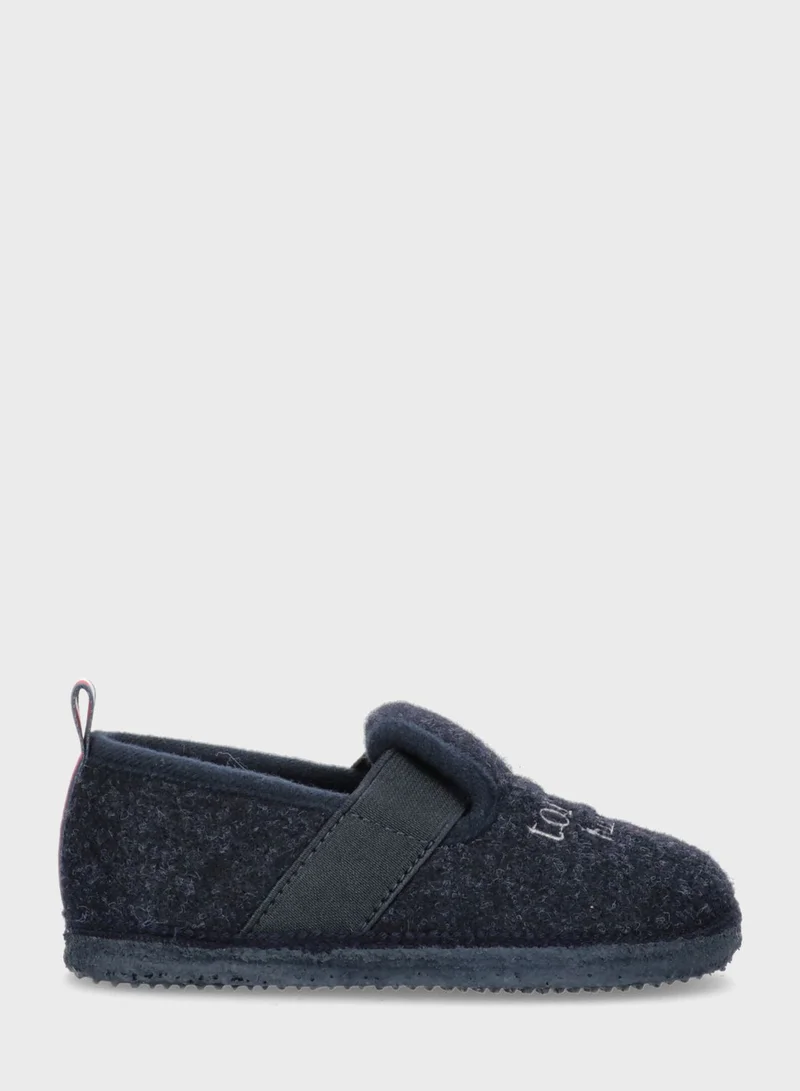 TOMMY HILFIGER Kids Logo Bedroom Slippers