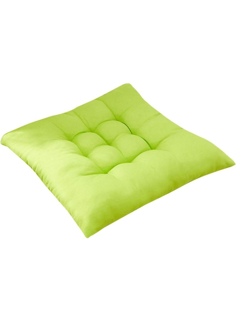 4 PCS Green Soft Chair Pads, Chair Seat Pads,Chair Cushions Dining Room For Indoor Outdoor Garden Patio Kitchen Office Chairs,Green-40x40cm - Image 5