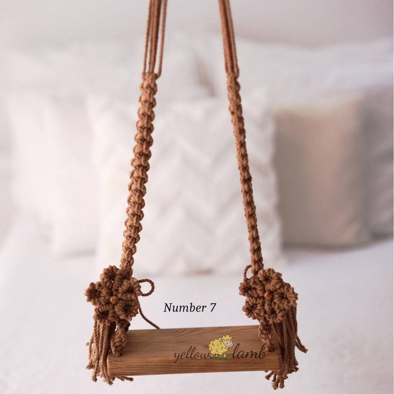 Style Children'S Newborn Original Pography Props 100 Days Crib White Shooting Auxiliary Hand-Woven Hammock - Image 5