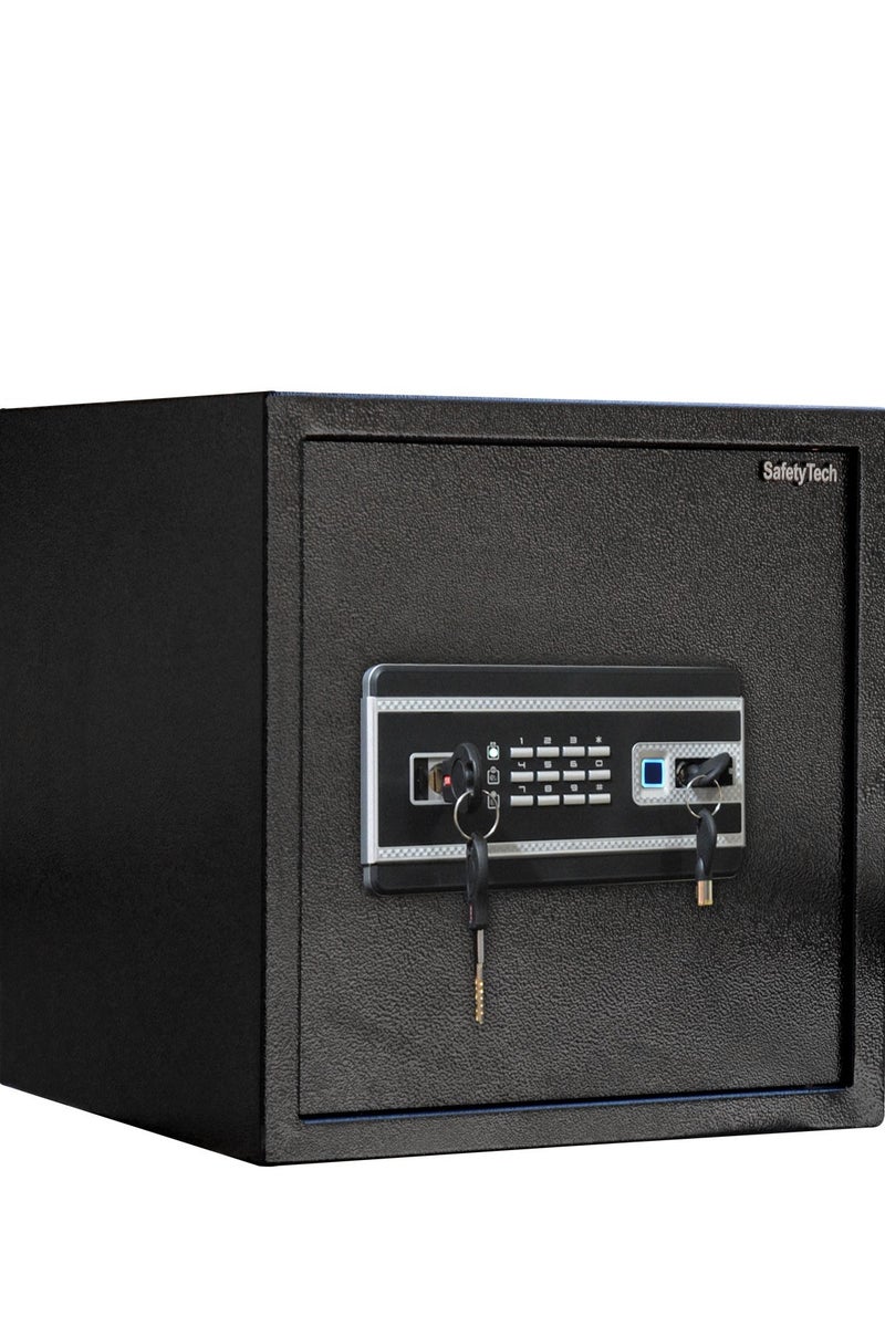 Safety Tech Biometric Fingerprint Safe with 3-Factor Authentication 40cm x 38cm x 38cm - Image 1