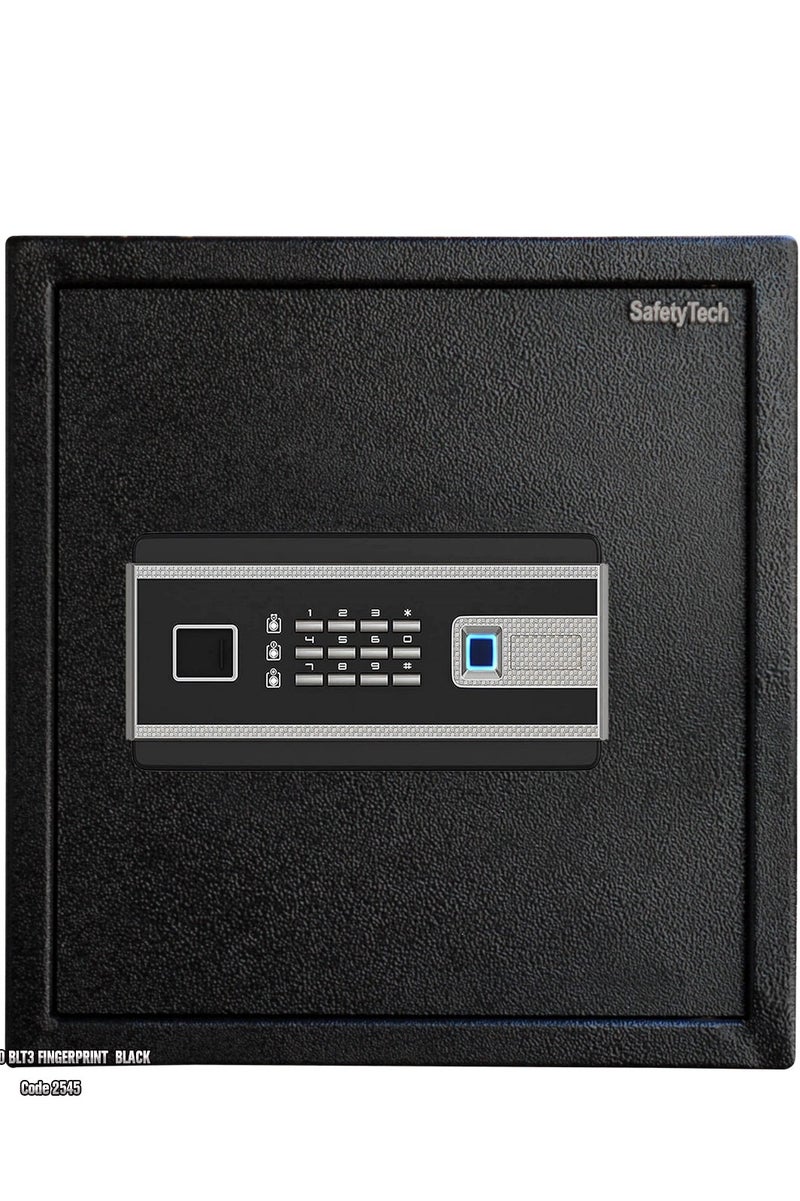 Safety Tech Biometric Fingerprint Safe with 3-Factor Authentication 40cm x 38cm x 38cm - Image 5