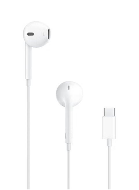 سماعات لآي فون USB-C الأبيض