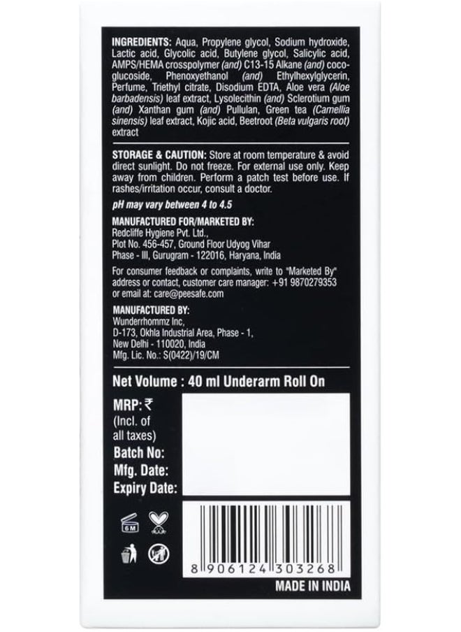 Furr - 4% Aha Bha Underarm Roll On With Kojic Acid - Image 1