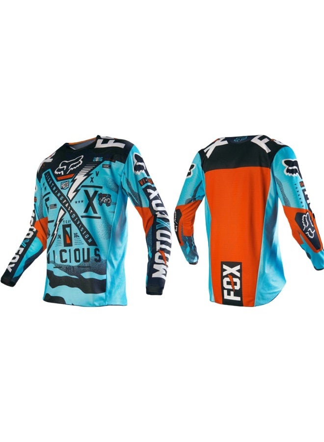 Fox Men's Outdoor Cycling Suit Off-road Road Mountain Bike Cycling Tops - Image 1