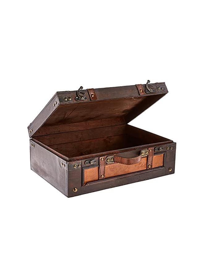 The Bros حقائب زخرفية خشبية على الطراز العتيق - (مجموعة من 2) - Image 4