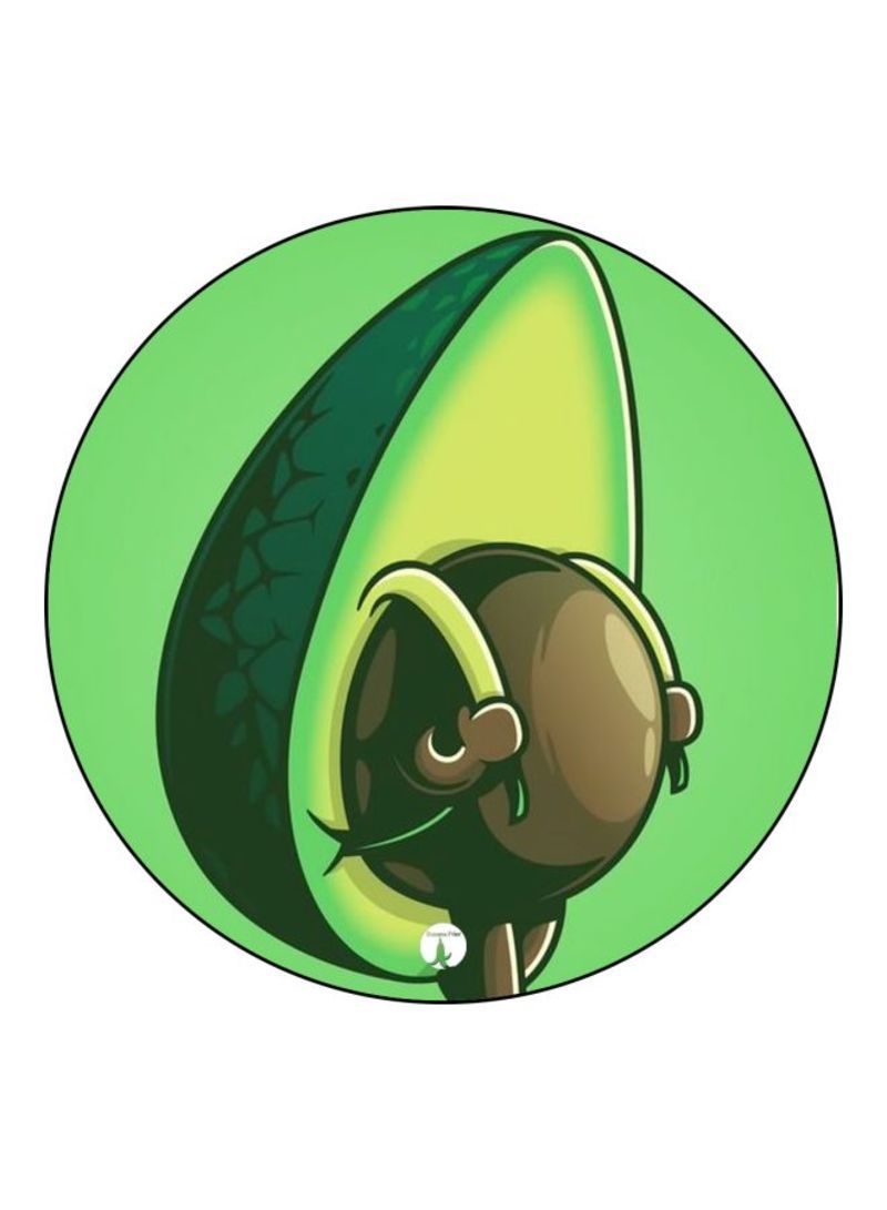 RKN Avocado Printed Fridge Magnet  Green/Brown/Yellow  - Image 2