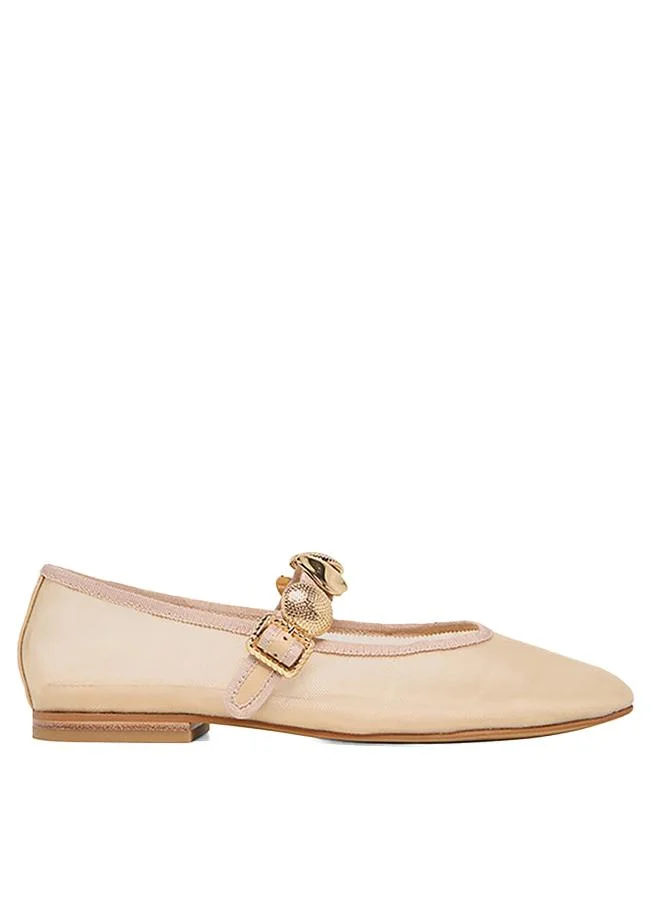 ستيف مادن Relan Mesh Heeled Sandals - Brown