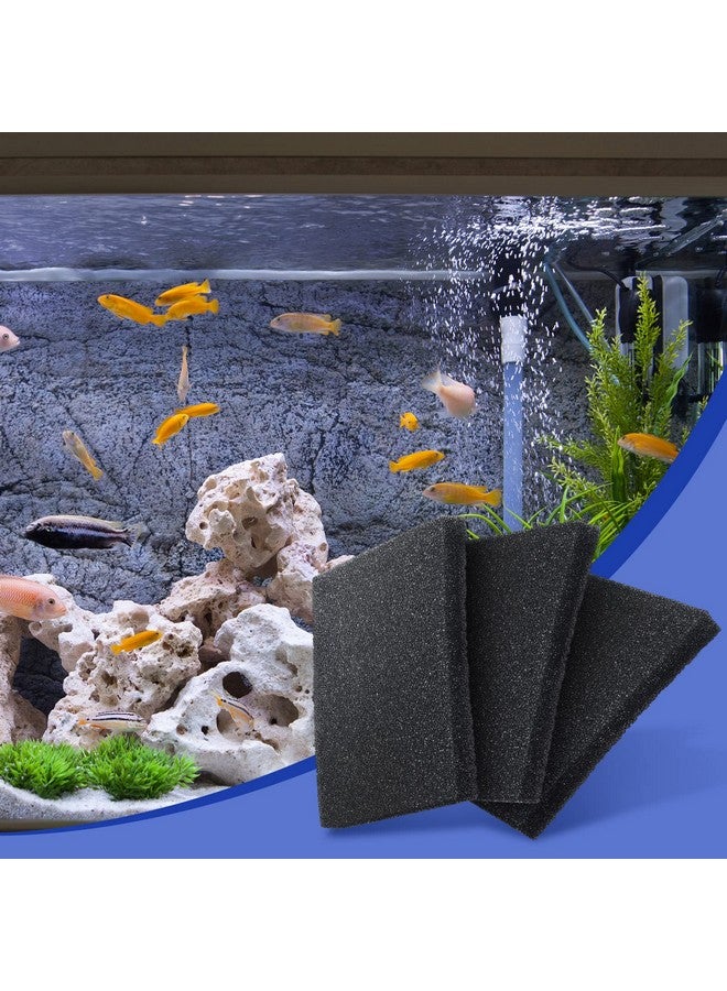 Tondiamo 3 Pieces Sponge Filter Pad Aquarium Filter Media Cut To Fit Foam For Fish Tank Filters Replacement Fish Tank Cleaner Open Cell Foam Sponges For Dishes - Image 3