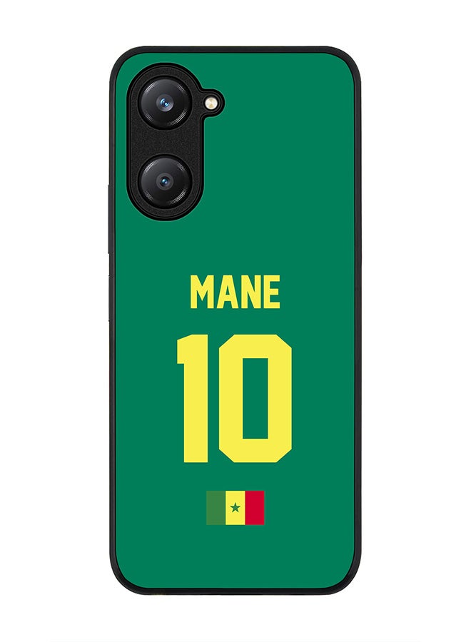 Stylizedd Rugged Black edge case for Vivo Y28s 5G / Vivo Y18 4G /Vivo Y03 4G, Slim fit Case Flexible Cover - Football Team - Senegal, Player Name - Mane - Image 1