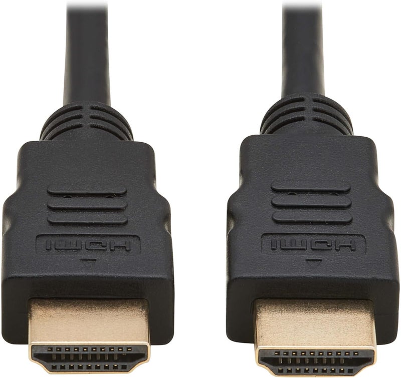تريب لايت كابل HDMI عالي السرعة من Tripp Lite، دقة 4K x 2K فائقة، فيديو رقمي مع صوت (ذكر/ذكر)، لون أسود، طول 16 قدمًا (P568-016) - Image 1