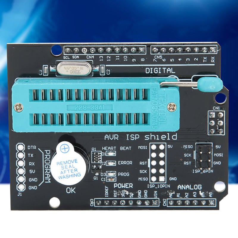 diymore Programmer Expansion Board 5V 500mA Max: Dual Success Indicators (Buzzer + LED) - Batch Burn Capability ICSP-Compatible Boot Loader Burner for Card Designers & Hobbyists - Image 5