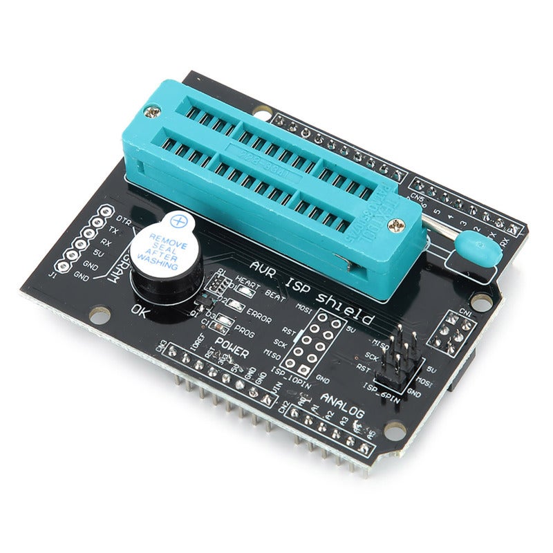diymore Programmer Expansion Board 5V 500mA Max: Dual Success Indicators (Buzzer + LED) - Batch Burn Capability ICSP-Compatible Boot Loader Burner for Card Designers & Hobbyists - Image 3