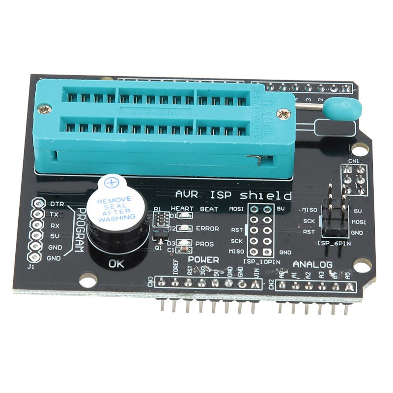 diymore Programmer Expansion Board 5V 500mA Max: Dual Success Indicators (Buzzer + LED) - Batch Burn Capability ICSP-Compatible Boot Loader Burner for Card Designers & Hobbyists - Image 4