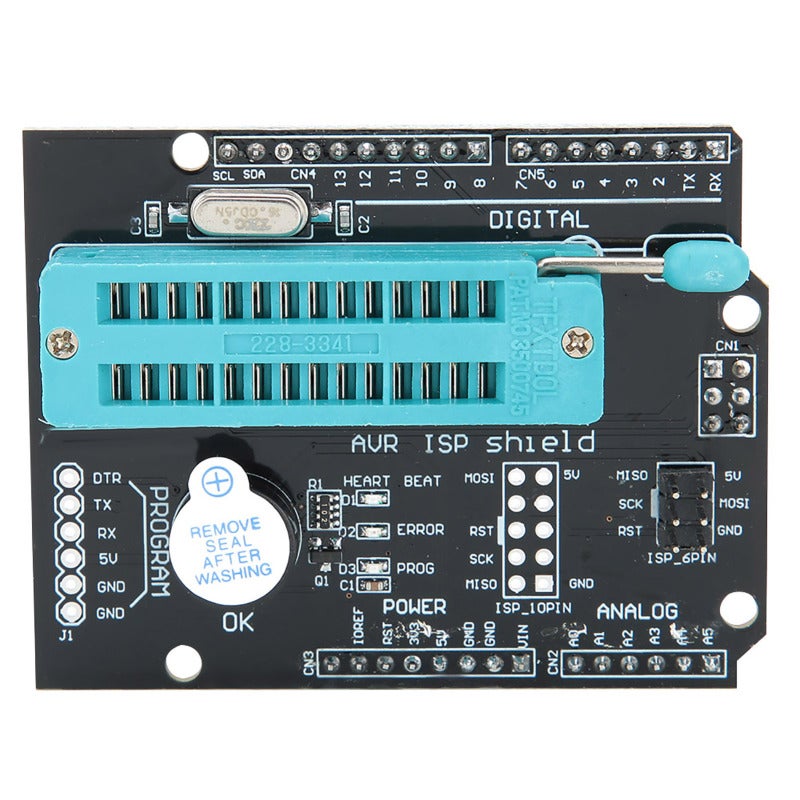 diymore Programmer Expansion Board 5V 500mA Max: Dual Success Indicators (Buzzer + LED) - Batch Burn Capability ICSP-Compatible Boot Loader Burner for Card Designers & Hobbyists - Image 1