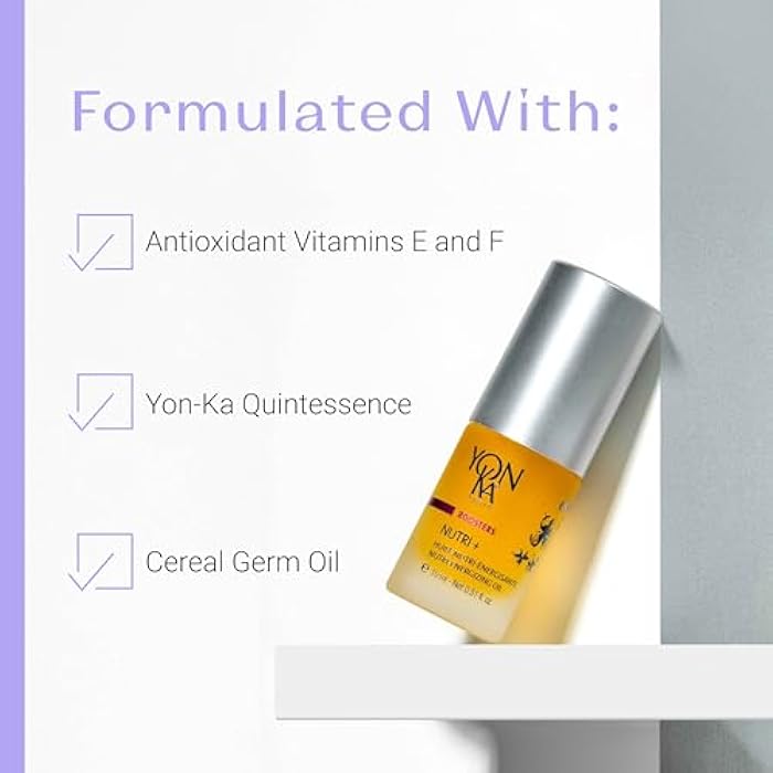 Yonka Yon-Ka Booster Nutri+ | Nourishing Facial Oil Booster with Vitamins E & F and Cereal Germ Oil | Smooths Fine Lines & Supports Repair | For Dry & Dehydrated Complexion | Paraben-Free | 0.51 fl oz - Image 3