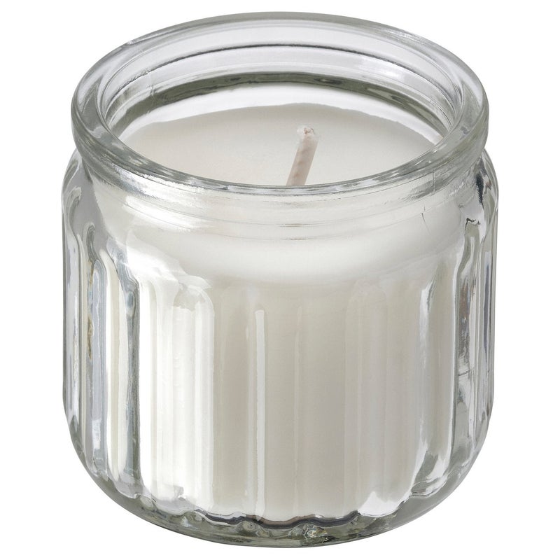 Baitique 4-Piece Scented Glass Candle Set – Vanilla, Pale Beige, 12-Hour Burn - Image 2