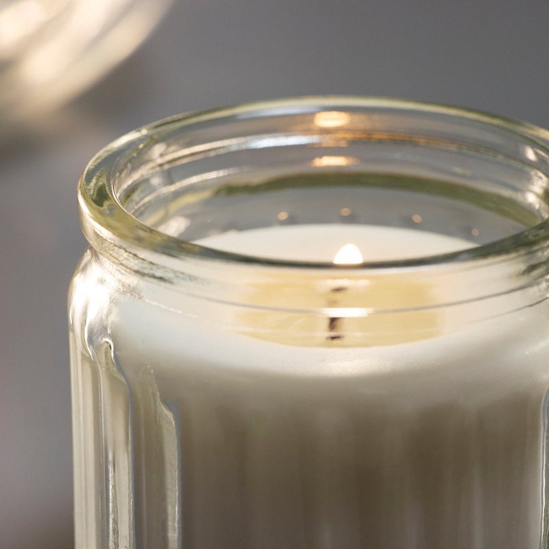 Baitique 4-Piece Scented Glass Candle Set – Vanilla, Pale Beige, 12-Hour Burn - Image 5