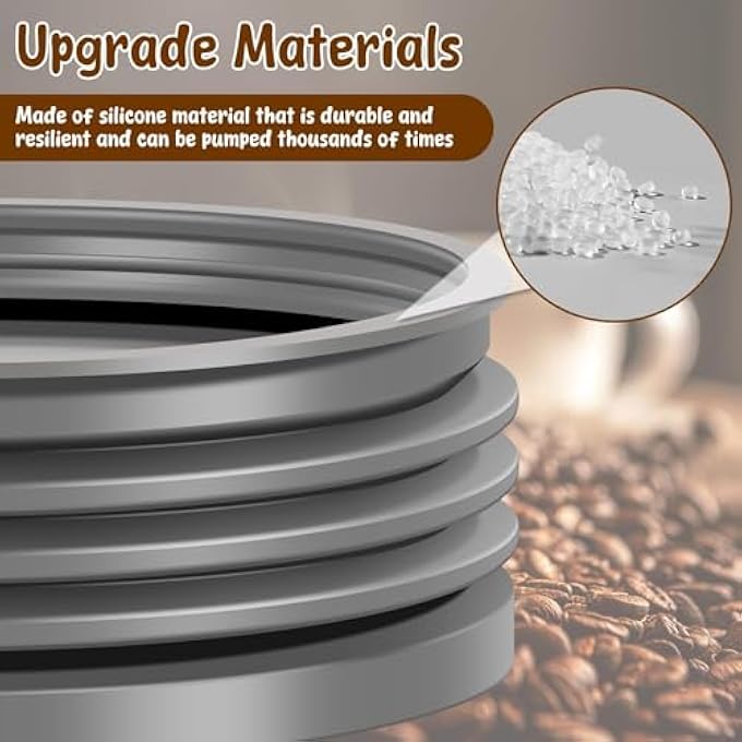 NALACAL Single Dose Hopper Silicone Bellow Espresso Coffee Grimder Single Dose Hopper Coffee Hopper Bellow Coffee Grinderr Bellow Multifunctional Espresso Grinder Bellow For Cleaning Coffee Ground - Image 4