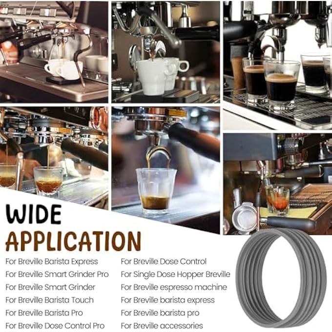 NALACAL Single Dose Hopper Silicone Bellow Espresso Coffee Grimder Single Dose Hopper Coffee Hopper Bellow Coffee Grinderr Bellow Multifunctional Espresso Grinder Bellow For Cleaning Coffee Ground - Image 3