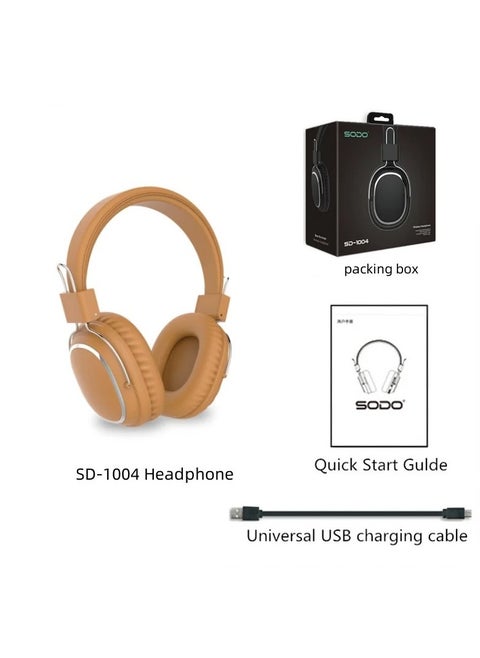 SODO 1004 – سماعة رأس لاسلكية قابلة للطي – بلوتوث 5.1 – ميكروفون – دعم بطاقة TF وراديو FM – سلكية ولاسلكية