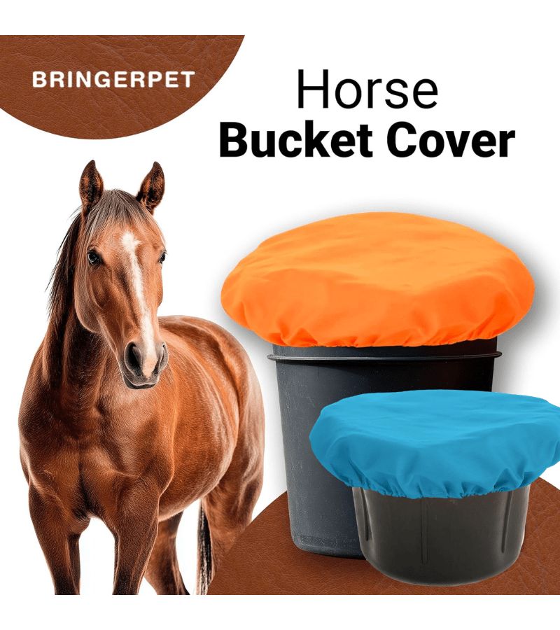 Blue Dustproof Toilet Lid for 2-5 Gallon Feed Water Buckets Horse Stables Pasture - Image 1
