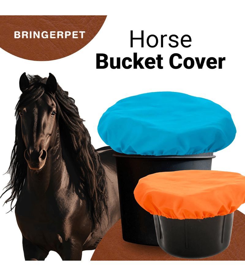 Blue Dustproof Toilet Lid for 2-5 Gallon Feed Water Buckets Horse Stables Pasture - Image 2
