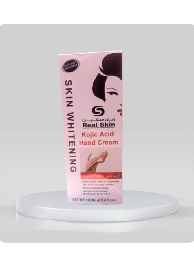 Real Skin - Kojic Acid Hand Cream 100ml - Image 1