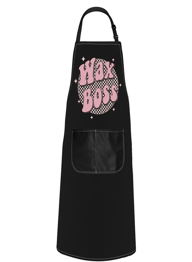 POFULL Funny Wax Boss Apron Brazilian Wax Tech Gift Esthetician Wax Boss Gift (Wax Boss Apron) - Image 1