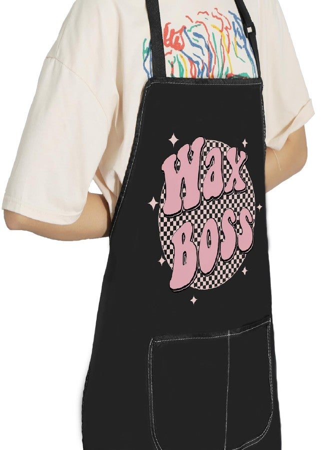 POFULL Funny Wax Boss Apron Brazilian Wax Tech Gift Esthetician Wax Boss Gift (Wax Boss Apron) - Image 3