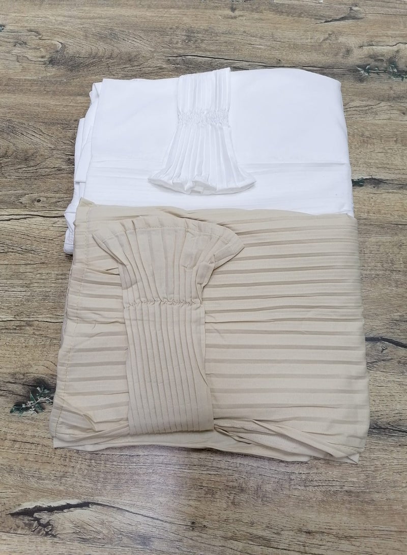 مون 2/شرشف صلاة مرد قطن ناعم ومريح للغاية  يتضمن طرحة ويغطي الجسم بالكامل بمقاس موحد وواسع مناسب لجميع الأجسام - Image 2