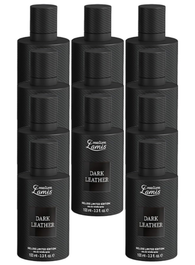 Creation Lamis 11 Pieces Dark Leather Perfume For Men 100ml EDT - Image 1