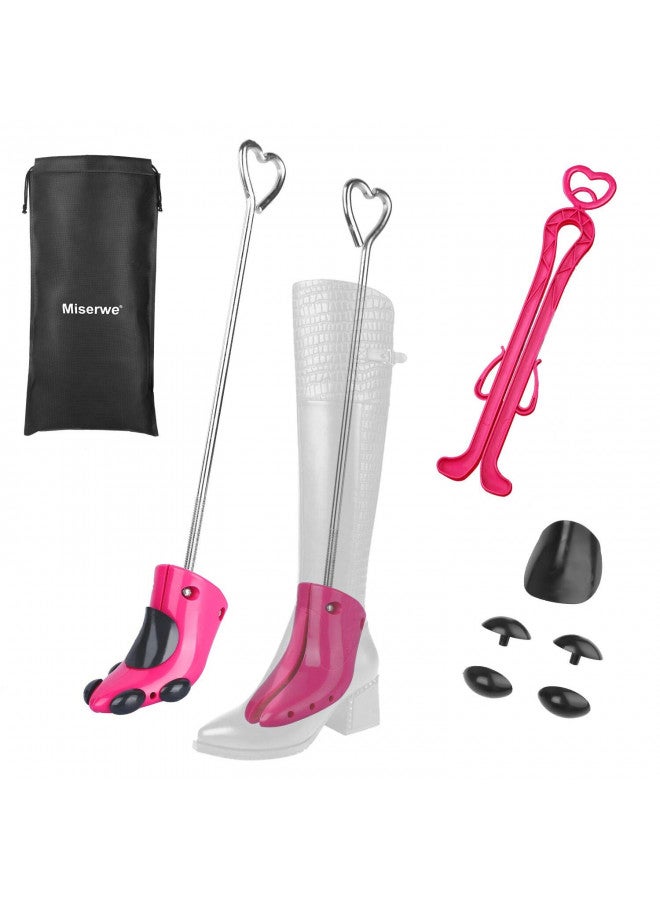 MISERWE One Pair Boot Stretcher with Boot Shaper Stands Professional Shoe Stretcher for Boots Stretch Boot's Width for Women and Men - Image 1