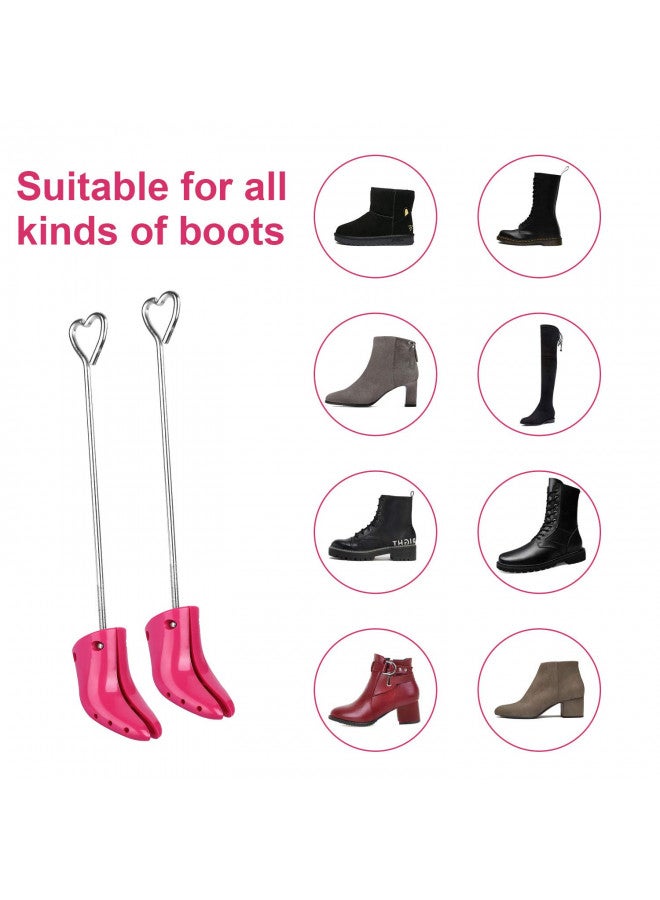 MISERWE One Pair Boot Stretcher with Boot Shaper Stands Professional Shoe Stretcher for Boots Stretch Boot's Width for Women and Men - Image 4