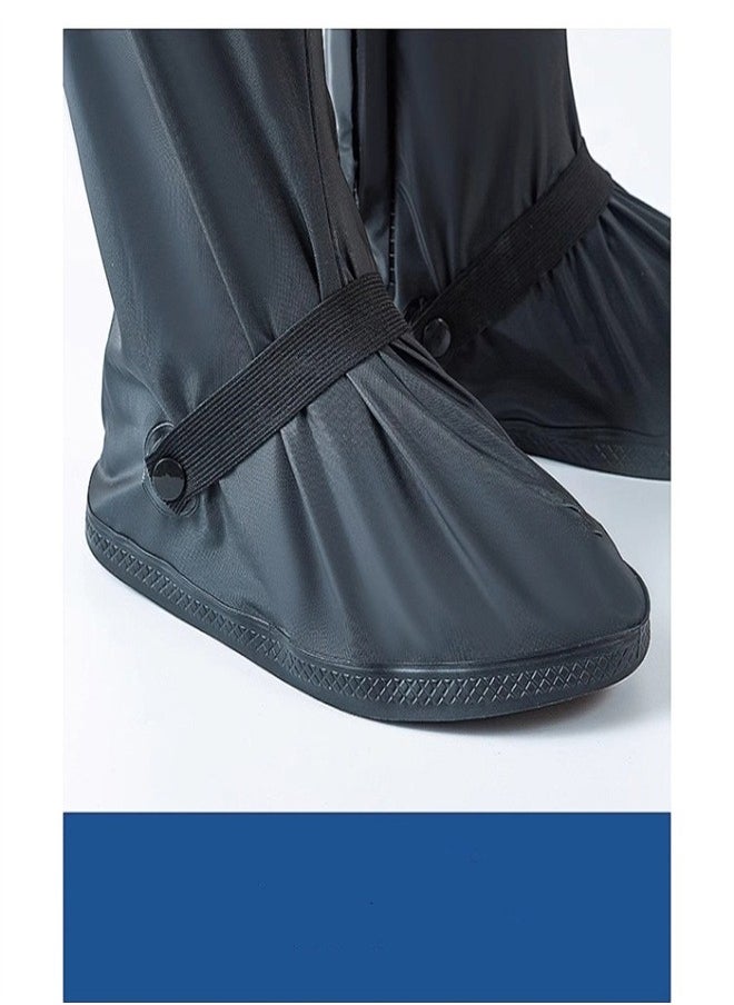 Loquat Children's High Rain Boots Cover Black  - Image 5