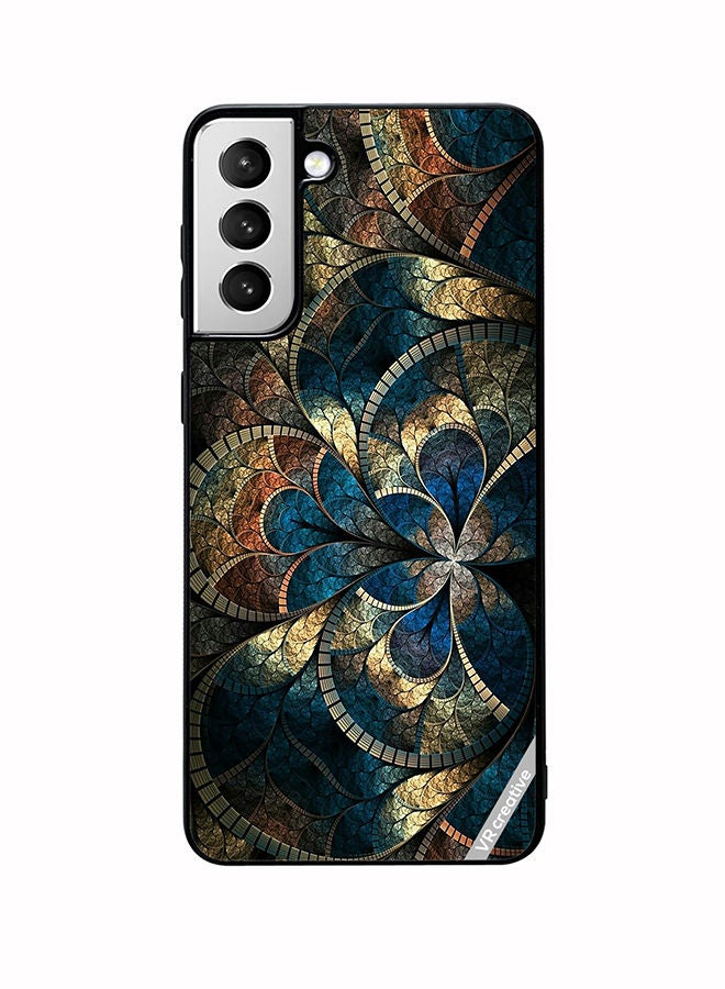 VR CREATIVE Protective Case Cover For Samsung Galaxy S22 Plus 5G Mandala Abstract Design Multicolour - Image 1